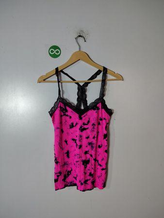 Pink and Black Tie-Dye Camisole