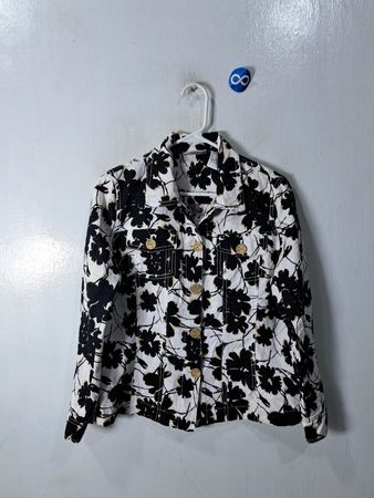 Drapers & Damon's Floral Print Cotton Jacket
