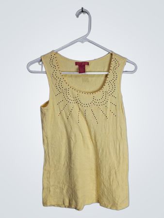 Yellow Sleeveless Top