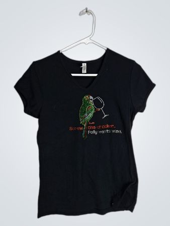 Black Graphic T-Shirt
