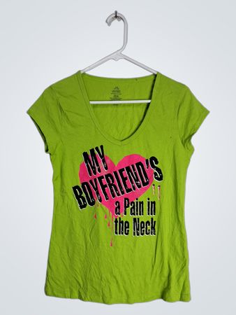 Lime Green Graphic T-Shirt