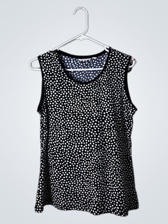 Susan Graver Polka Dot Blouse