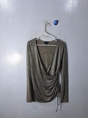 Trouvé Gray Long-Sleeve Top