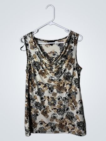Blouse with Floral Pattern
