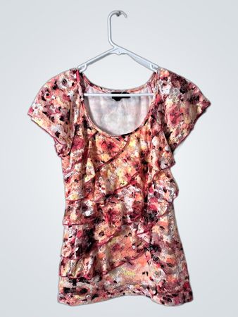 Floral Short Sleeve Top