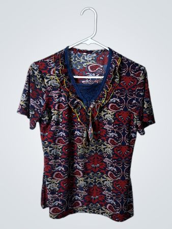 Blouse with Floral Pattern