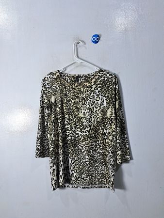 Cathty Animal Print Top