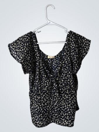 Giovanna Sky Floral Blouse