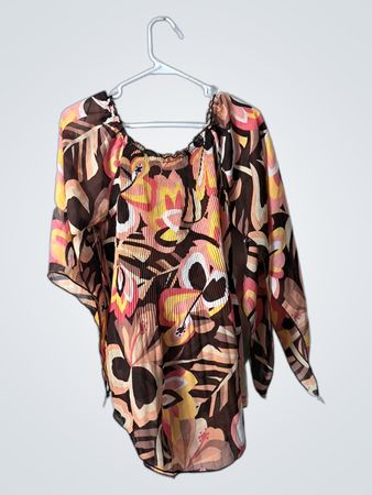 Blouse with Floral Pattern