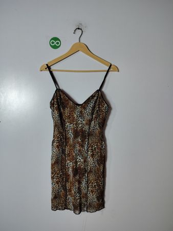 Forever 21 Leopard Print Mini Slip Dress