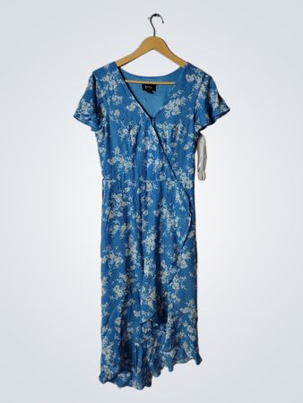 by & bay Blue Floral Dress