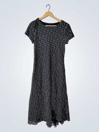 Connected Apparel Polka Dot Dress