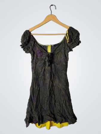 Green and Purple Dress