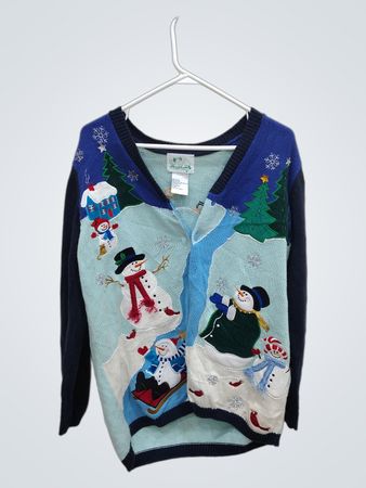 The Quacker Factory Snowman Sweater