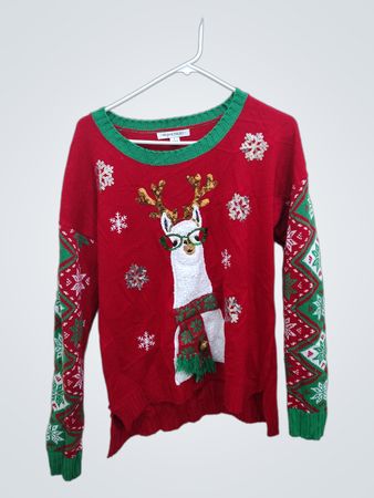 99 Jane Street Llama Christmas Sweater