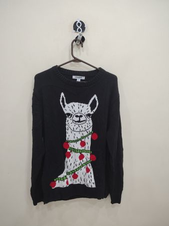 imagin8 Llama Christmas Sweater