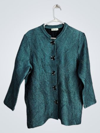 Wilma Popken Teal Jacket