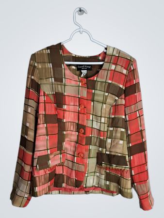 Russell Kemp Plaid Blouse
