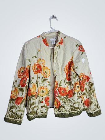 Coldwater Creek Floral Jacket