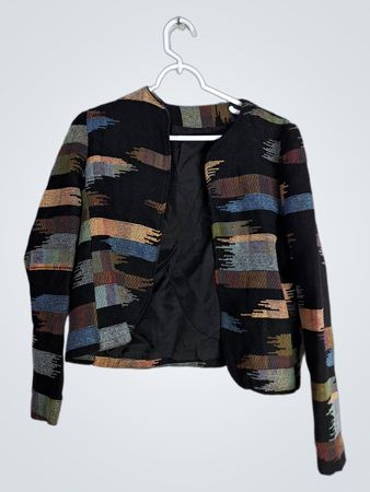 Multicolored Patterned Jacket