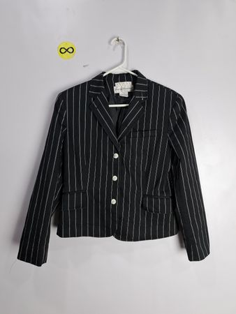 Rena Rowan Black Striped Blazer