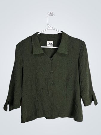 Green Paisley Shirt