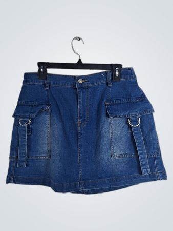 Blue Denim Skirt