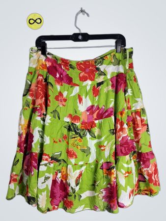 Mix Nouveau Floral Tiered Mini Skirt