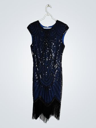 Fundaisy Sequin Fringe Dress
