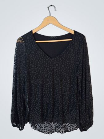 Nally & Millie Black Blouse