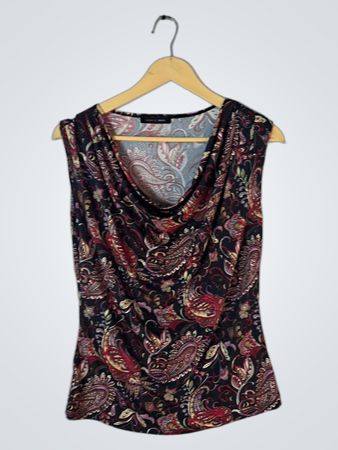 Jennie & Marlis Paisley Sleeveless Top