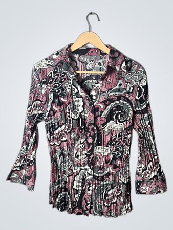 Blouse with Paisley Pattern
