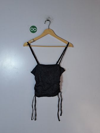 Hollister Black Sparkly Cami Top