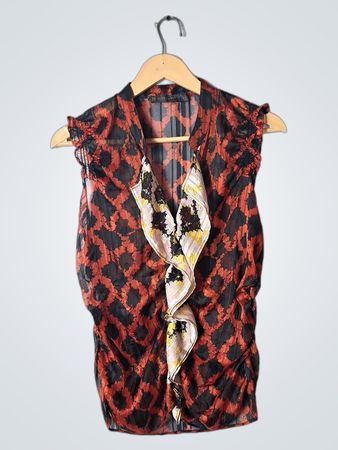 Outback Red Sleeveless Top