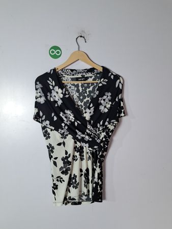 DKNY Floral Blouse