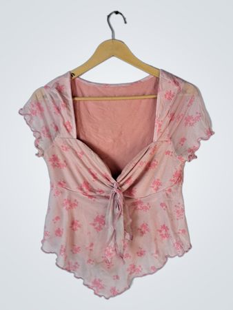 Pink Floral Top