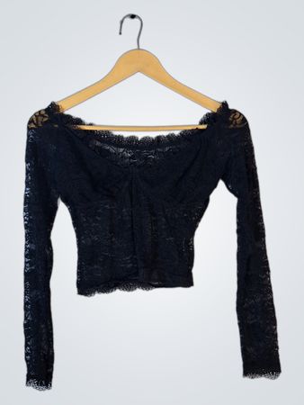Black Lace Top
