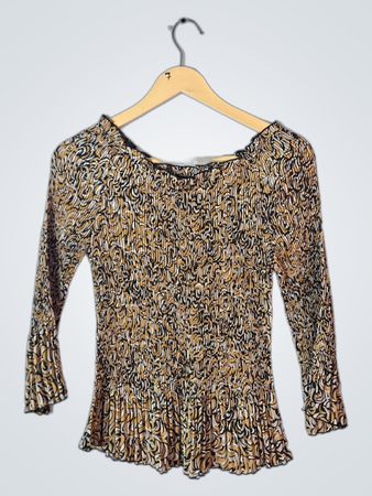 Blouse with Animal Print