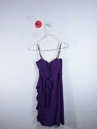 Purple Ruffled Dress
