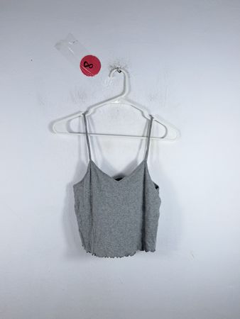 Urban Outfitters Grey V-Neck Cami Top