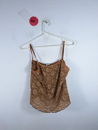 Brown Lace Camisole