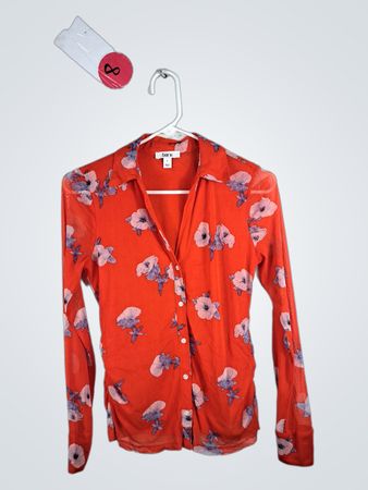 bar III Floral Blouse