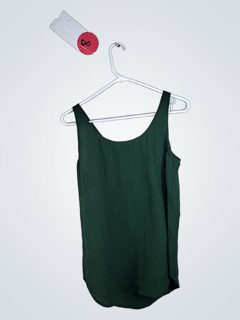 Dip Green Sleeveless Tank Top