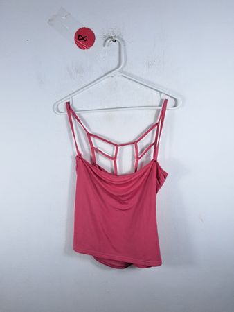 Pink Strappy Top