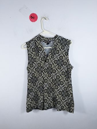 BYDdesign Geometric Floral Sleeveless Top