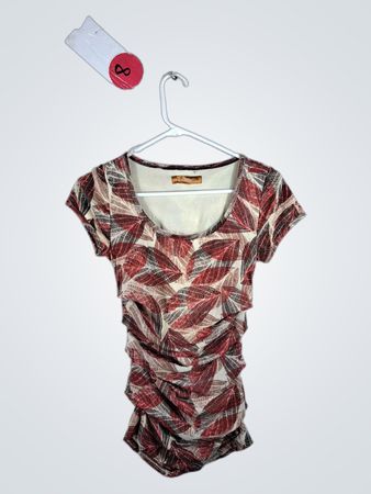 Ellen Tracy Leaf Pattern Dress