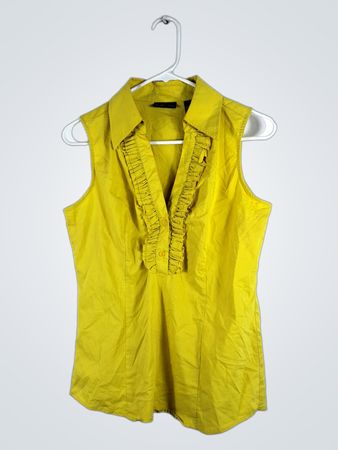 Yellow Sleeveless Top