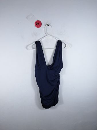 Navy Blue One Piece Swimsuit