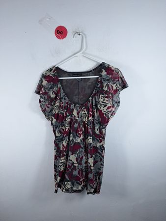 New York & Company Floral Blouse