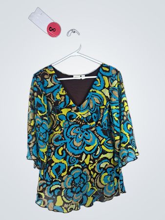 CATO Floral Blouse